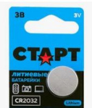 Батарейка СТАРТ 1шт CR 2032